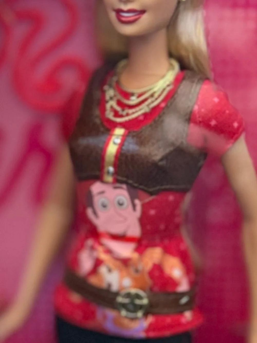 Toy Story 3 BARBIE LOVES WOODY!  By Mattel Disney Pixar Doll No. R9295 2009 NEW